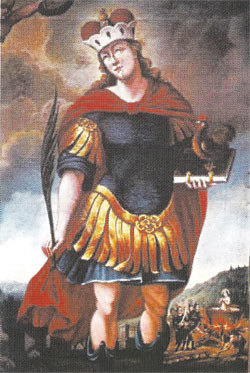 Hl. Vitus, Patron der Pfarrkirche Lasberg 