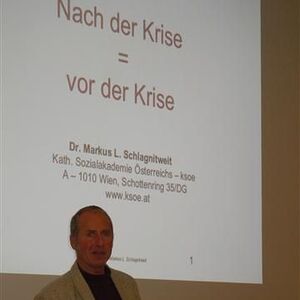 Abend 'Nach der Krise = vor der Krise'