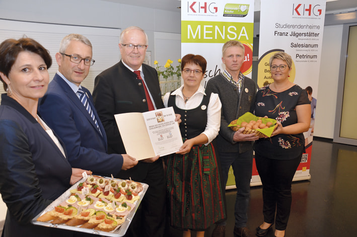 Zertifikatsübergabe in der KHG-Mensa