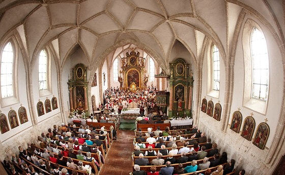 Pfarrkirche Hochburg Innenraum
