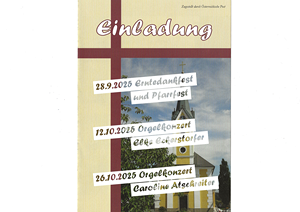 Erntedank&Orgelkonzerte