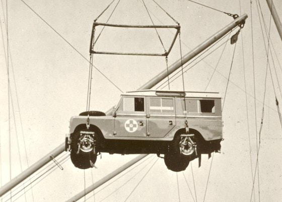  Logistik für MIVA: Foto aus der Geschichte © MIVA