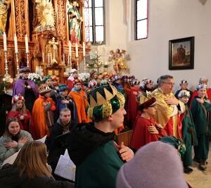 Sternsingen 2023 / Heine-Klug Maria Sternsingen 2023